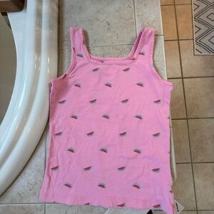 Old Navy Pink Tank Top with Watermelon Design